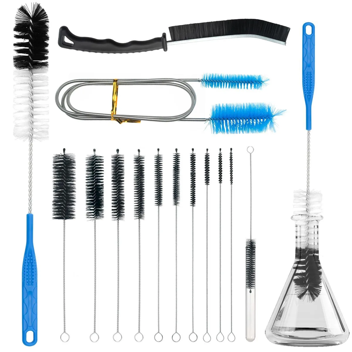13-piece glass cleaning kit — product photo
