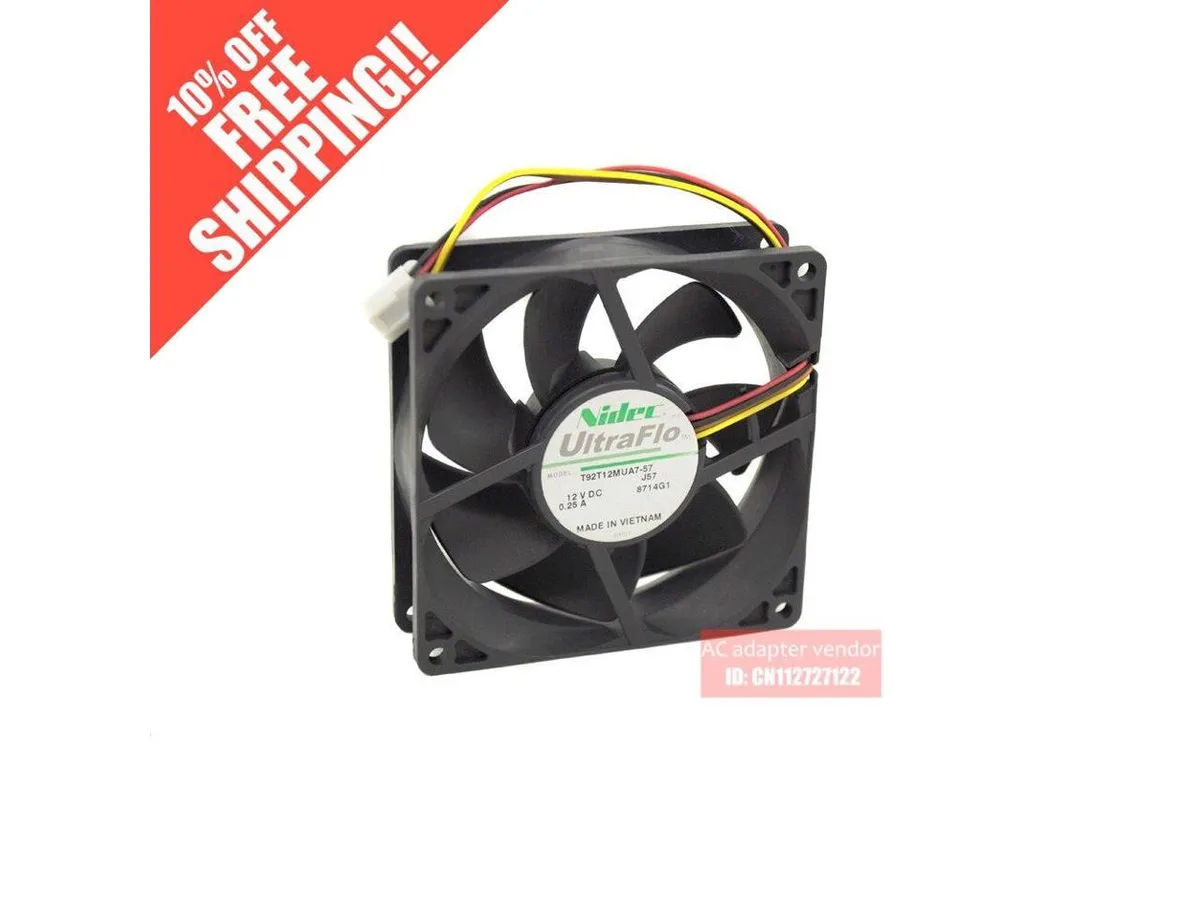 Fans Fans T92T12MUA7-57 9025 9CM chassis fan 12V 0.25A — product photo