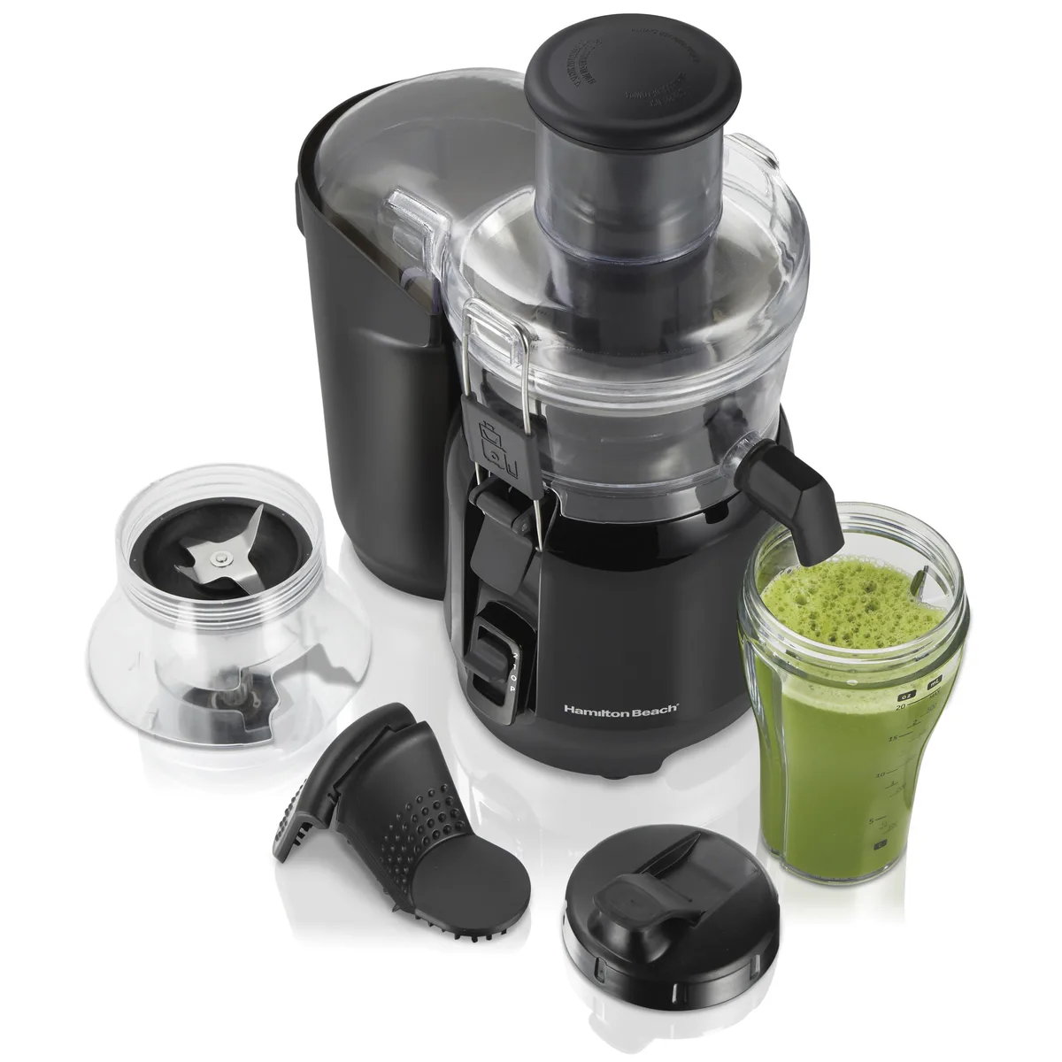 Hamilton Beach Hamilton Beach 67970 Big Mouth 2-in-1 Juicer Blender 800W 20oz — product photo