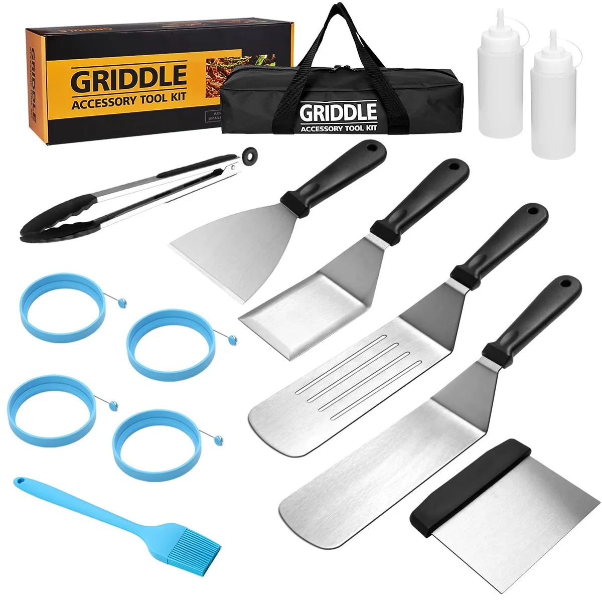 Healthy Living Griddle Accessories Set 12-Piece Black — product photo