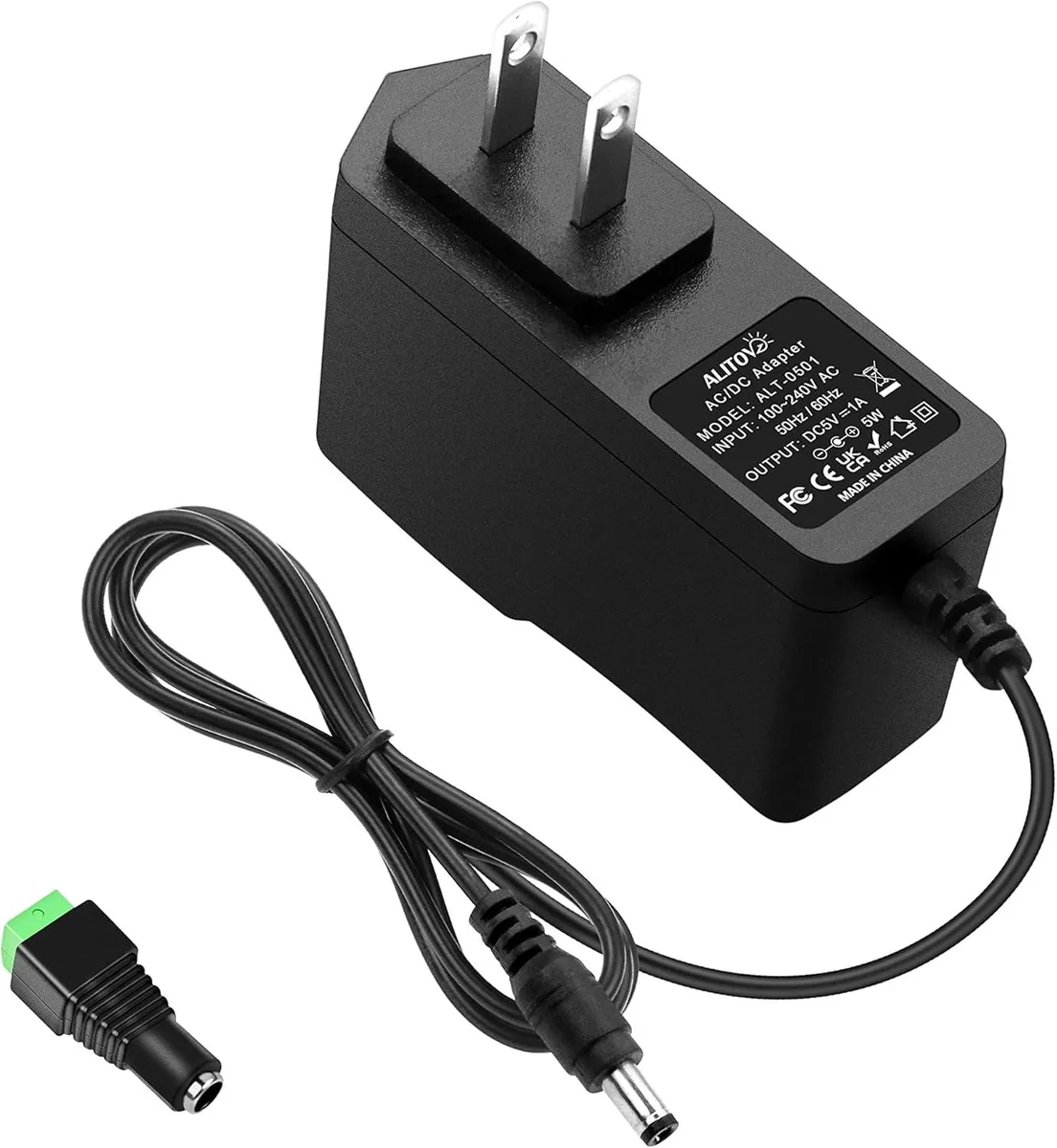 VOVOV VOVOV 5V 1A AC Adapter 5.5x2.5mm 4.92Ft Cord — product photo