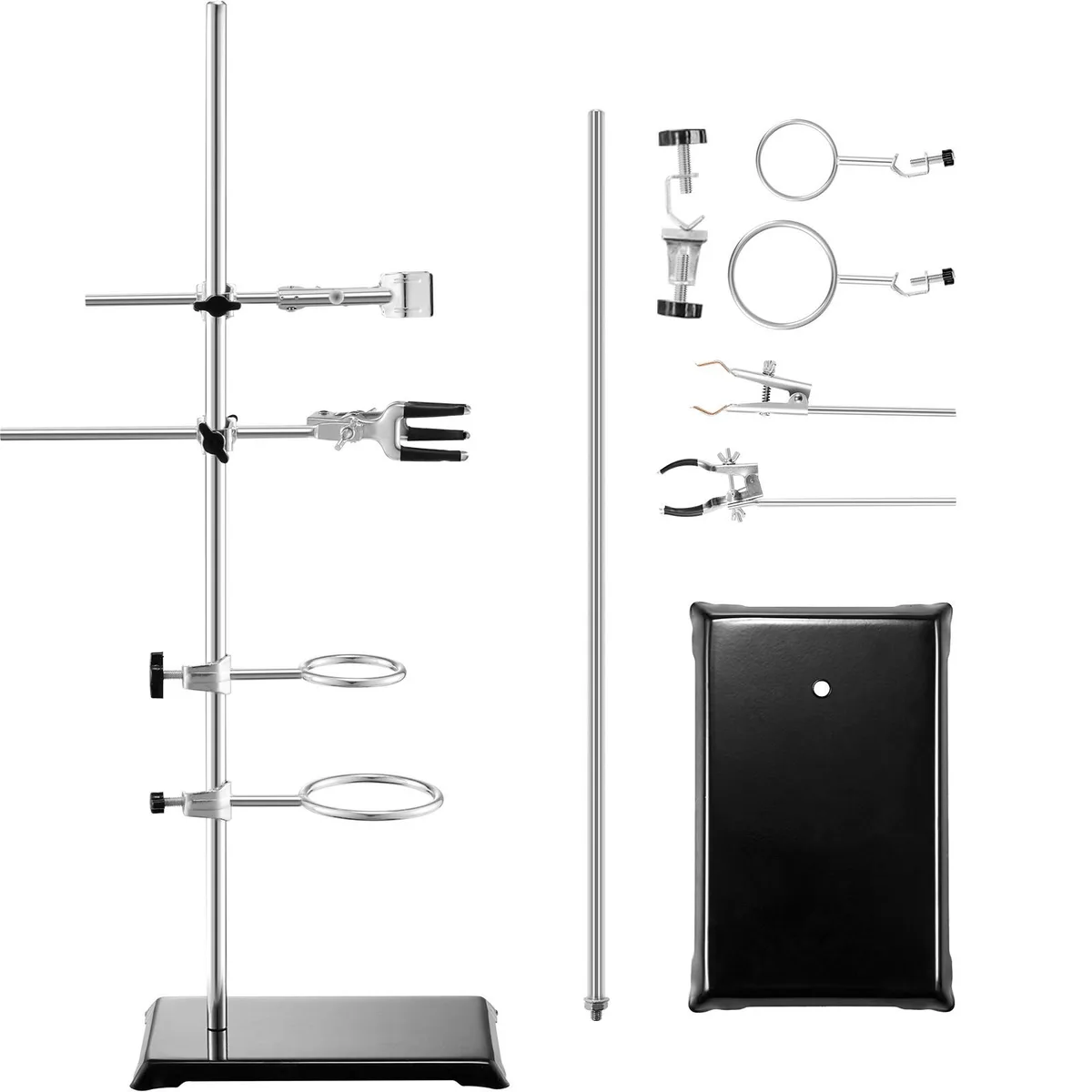 VEVOR VEVOR Lab Stand Support 2 Sets 23.6" Rod 8.3" x 5.3" Base — product photo