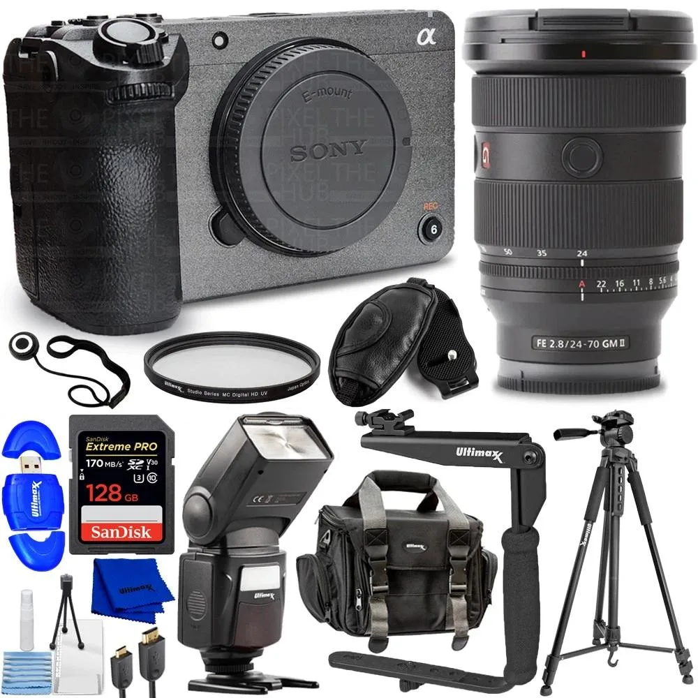 Sony Sony FX30 26.1MP APS-C Cinema Camera Kit with FE 24-70mm f/2.8 GM II Lens — product photo