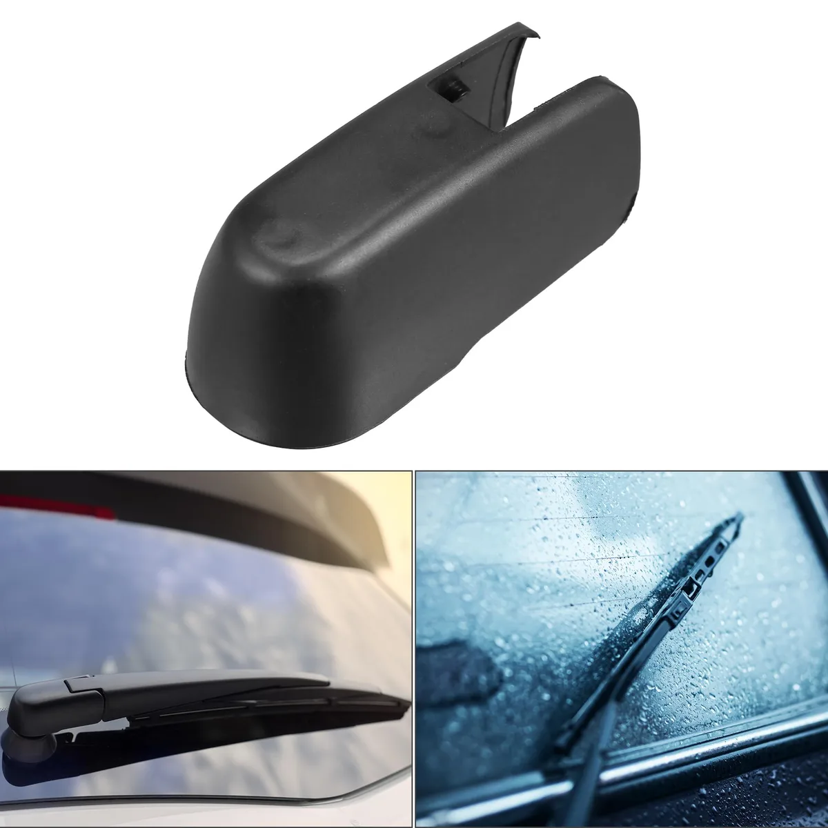 Unique-Bargains Unique-Bargains Rear Wiper Arm Nut Cover Cap Black Pack of 1 — product photo