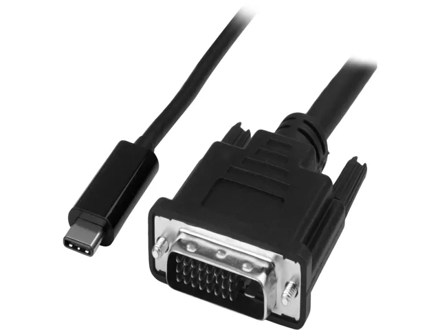 STARTECH STARTECH CDP2DVIMM2MB USB-C to DVI adapter cable 2m 2560x1600 — product photo