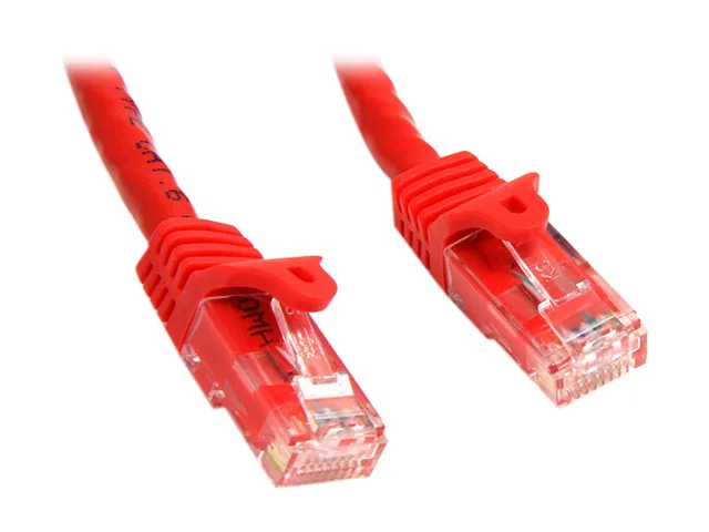 STARTECH STARTECH N6PATCH75RD Cat6 Snagless UTP Patch Cable 75 ft Red — product photo