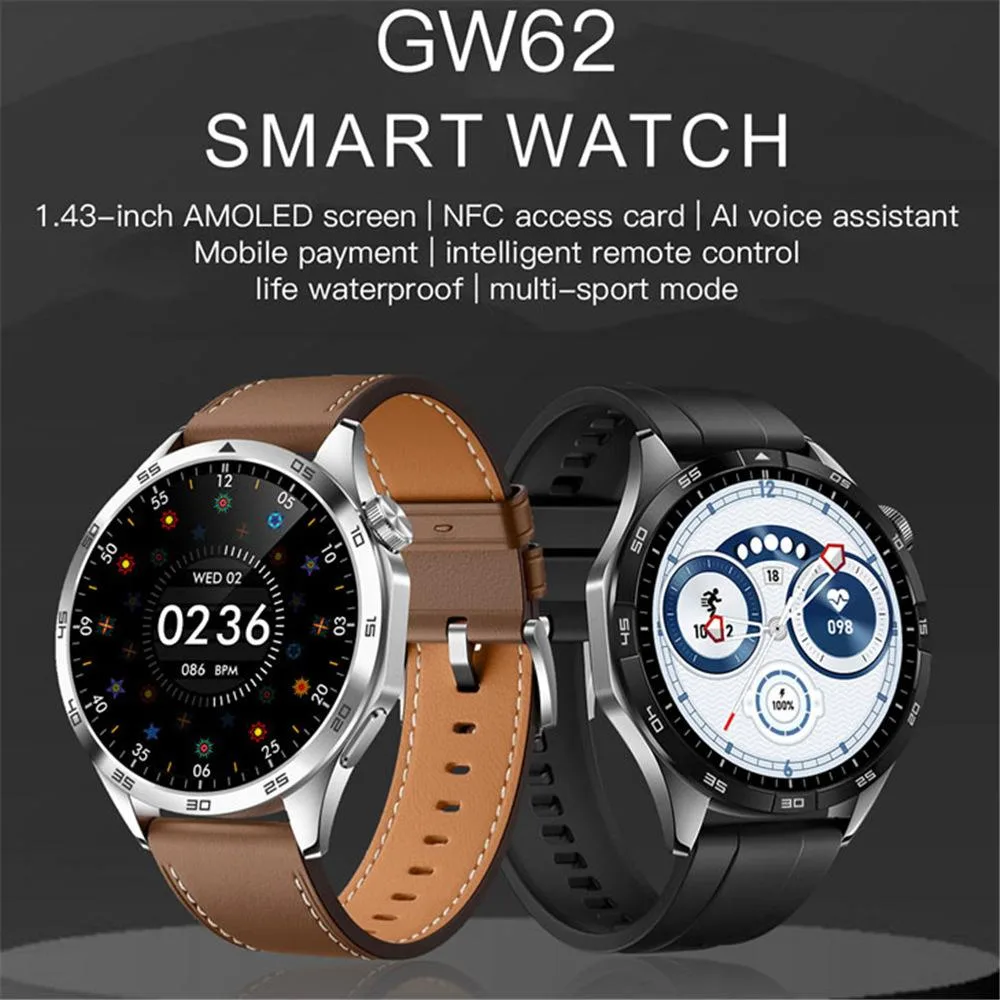allentian allentian Gw62plus 1.43 Inch Smart Watch Black — product photo