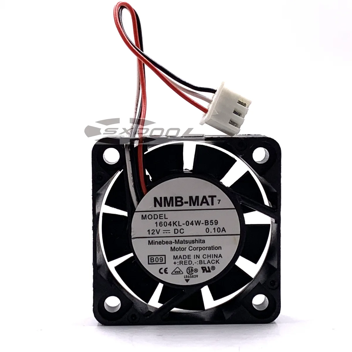 SXDOOL SXDOOL 1604KL-04W-B59 40mm 12V 0.1A 5500-5999 RPM case fan — product photo