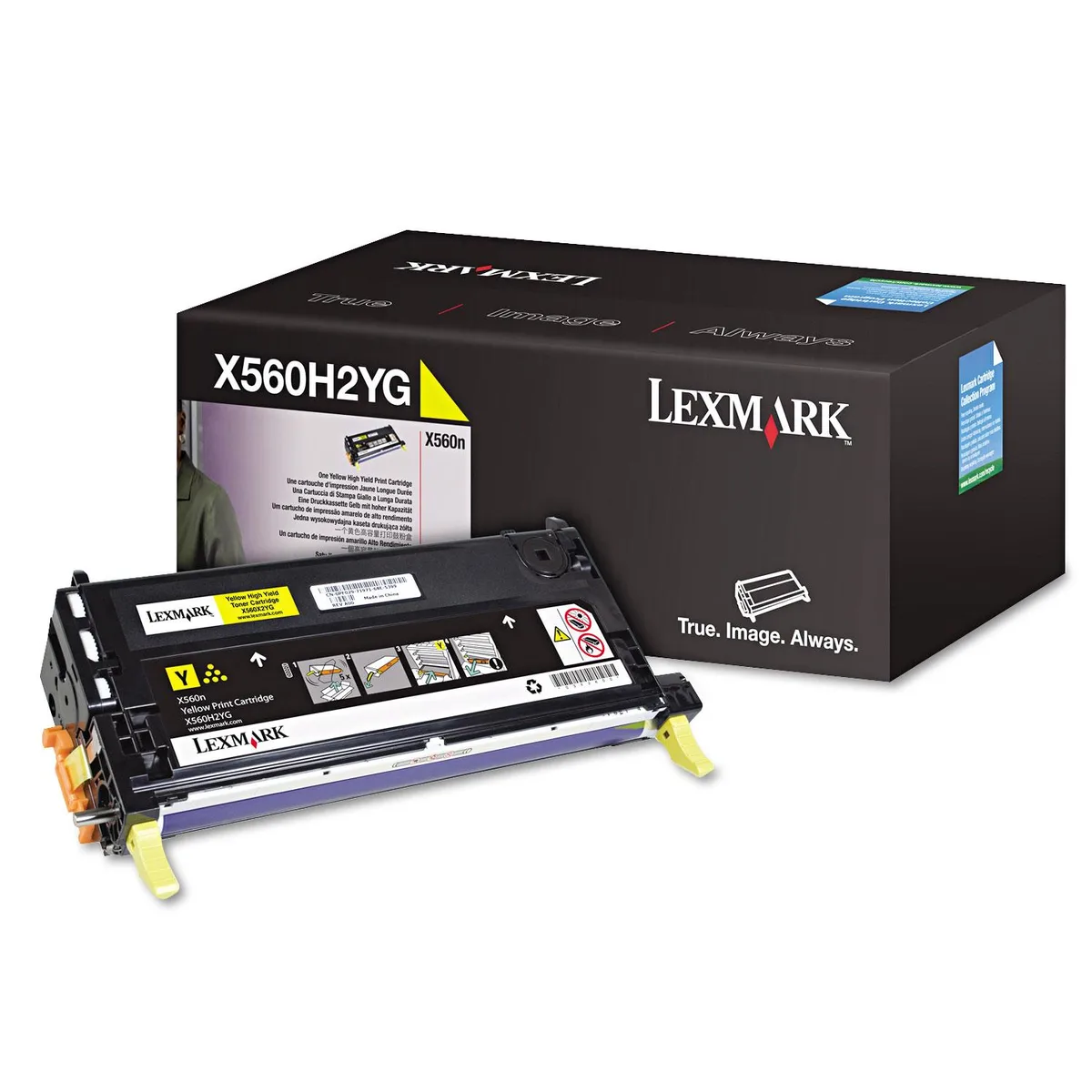 Lexmark Lexmark X560H2YG High-Yield Toner Yellow 10000 Page-Yield — product photo