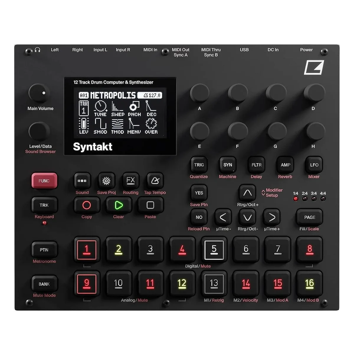 LORDWORLD LORDWORLD Syntakt 12 Track Drum Computer &amp; Synthesizer — product photo