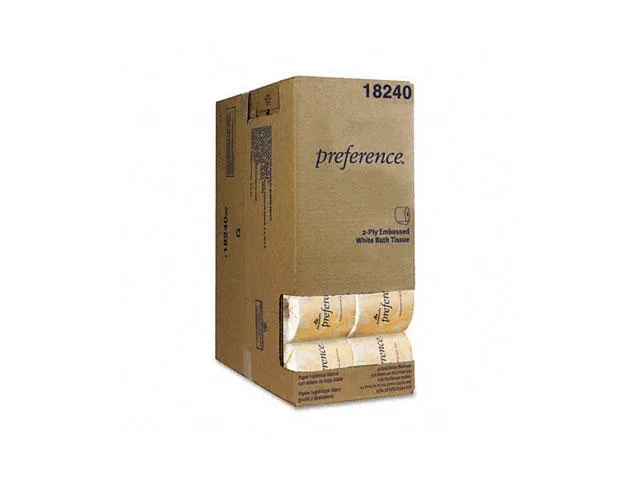Georgia Pacific Georgia Pacific 1824001 Preference Embossed Bath Tissue, 550 Sheets, 40 Rolls, Blue — product photo