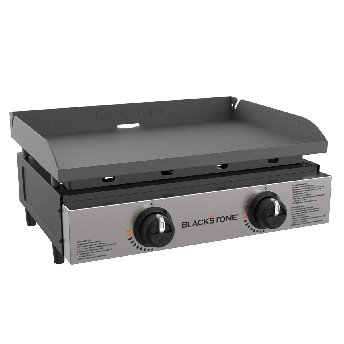  Blackstone 1666 22 Tabletop Griddle Stainless Steel Faceplate Black — product photo