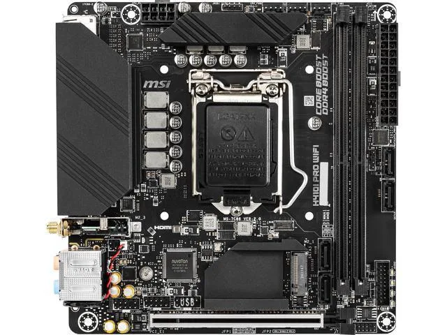 MSI MSI PRO H410I PRO WIFI LGA 1200 Intel Motherboard — product photo