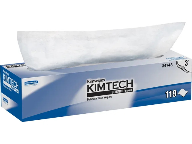 Kimtech Kimtech 34743CT cleaning wipes, 119 per box, 15 boxes, 11.8" square — product photo