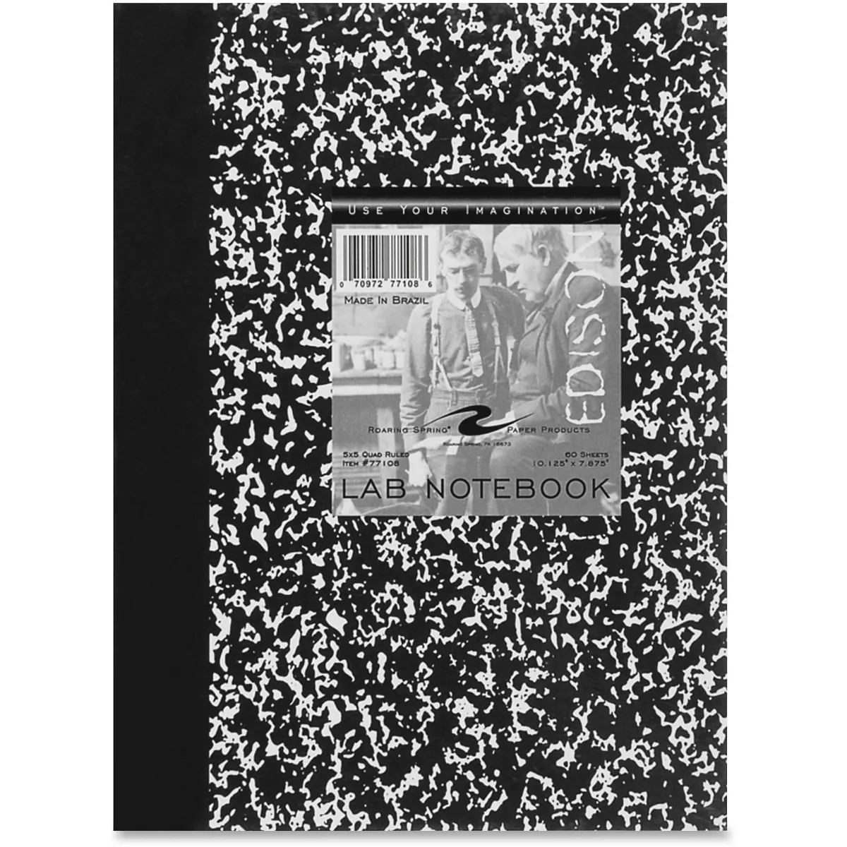 Roaring Spring Roaring Spring 77108 Lab Notebook 8 x 10 in Green 60 sheets 15 lb paper — product photo