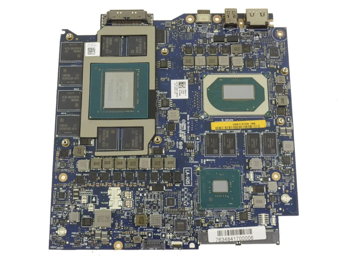 DELL DELL Alienware m15 R2 m17 R2 Motherboard X25NN i9-9880H 16GB DDR4 RTX 2070 — product photo