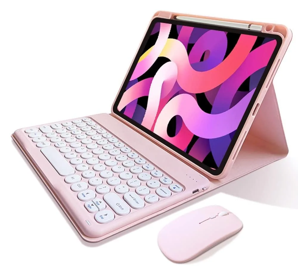 GSM Outdoors GSM Outdoors 2 in 1 Accessory Keyboard Case Pink — product photo