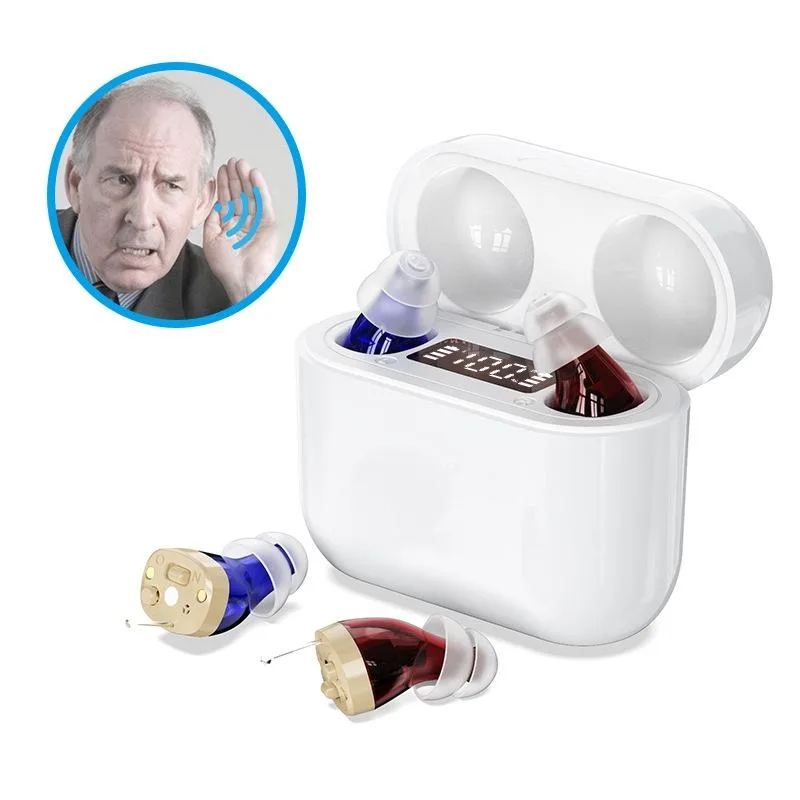PBASK PBASK GM-912 Hearing Aid Red Blue 28 mAh 300 mAh Type-C — product photo