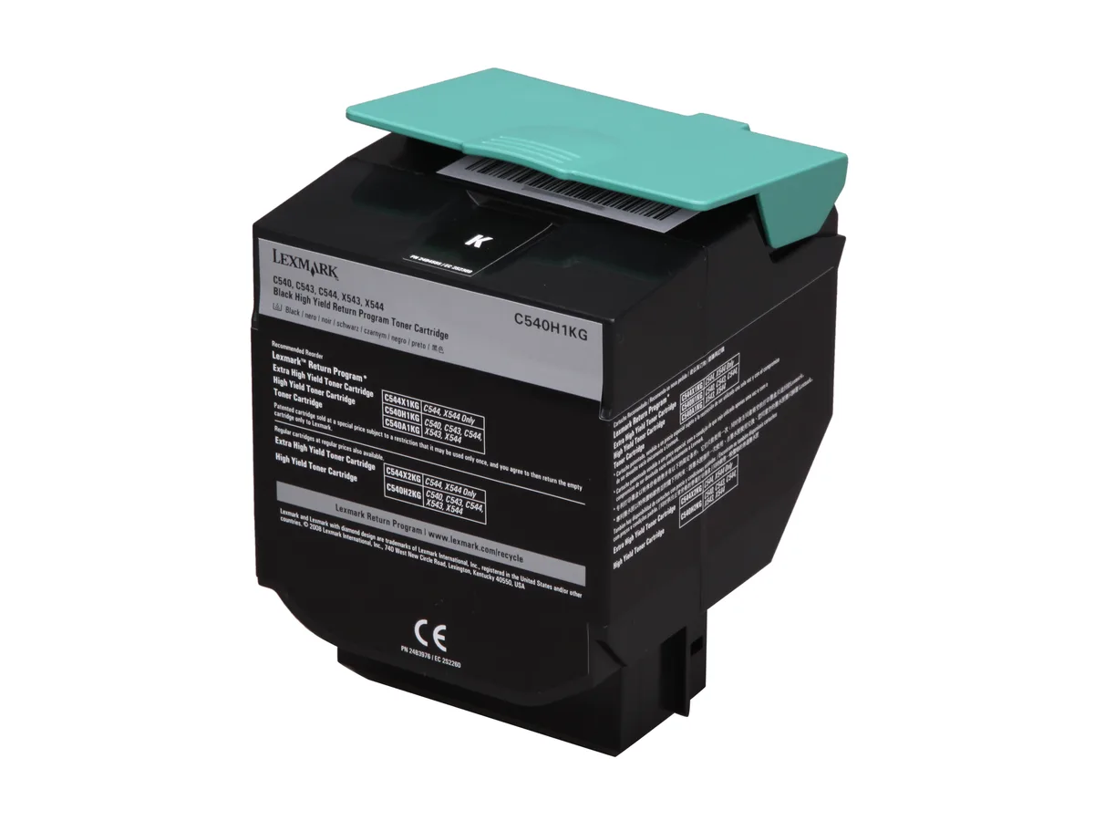 Lexmark Lexmark C540H1KG Black Toner Cartridge 2500 Pages — product photo