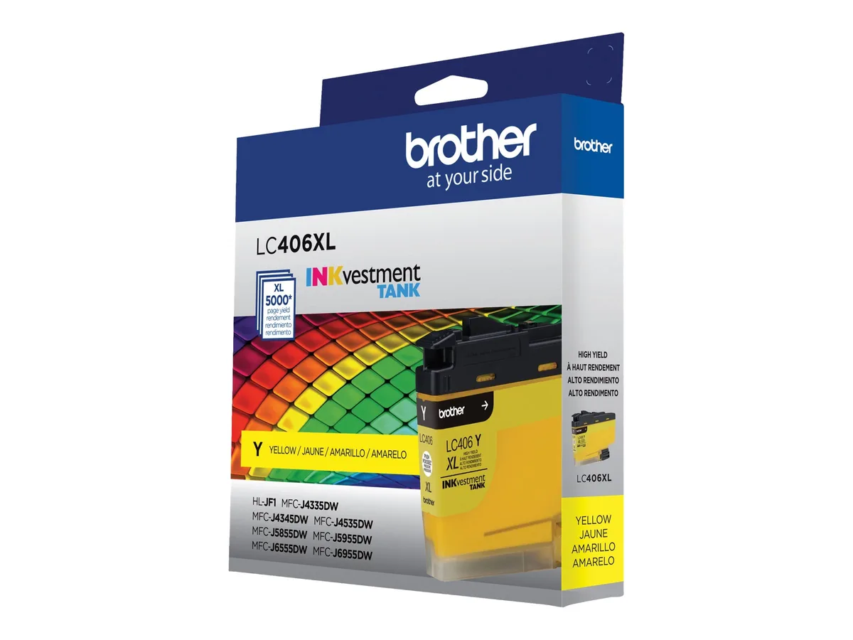Brother Brother LC406XLYS high-yield yellow ink cartridge 5000 pages — product photo