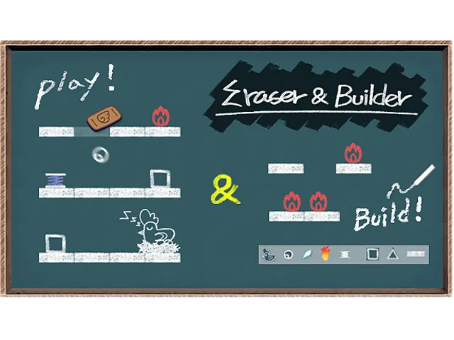 Digital game code card for Eraser & Builder on Steam