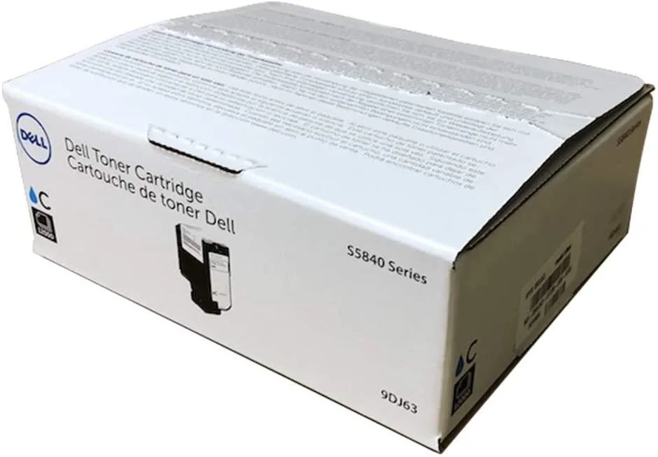 DELL DELL 9DJ63 Cyan High-Yield Toner 12000 Pages — product photo