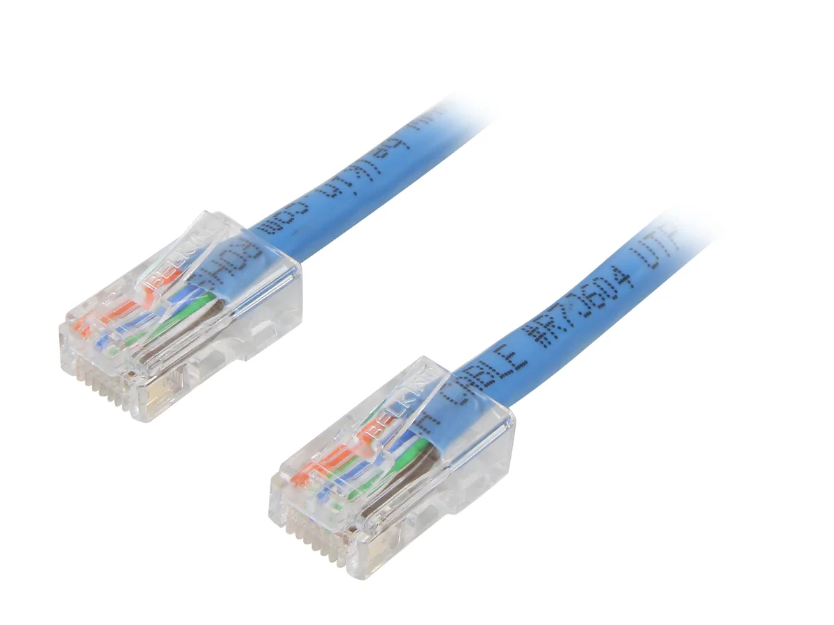 Belkin Belkin A3L791-01-BLU Cat 5E 1 ft blue network ethernet cable — product photo