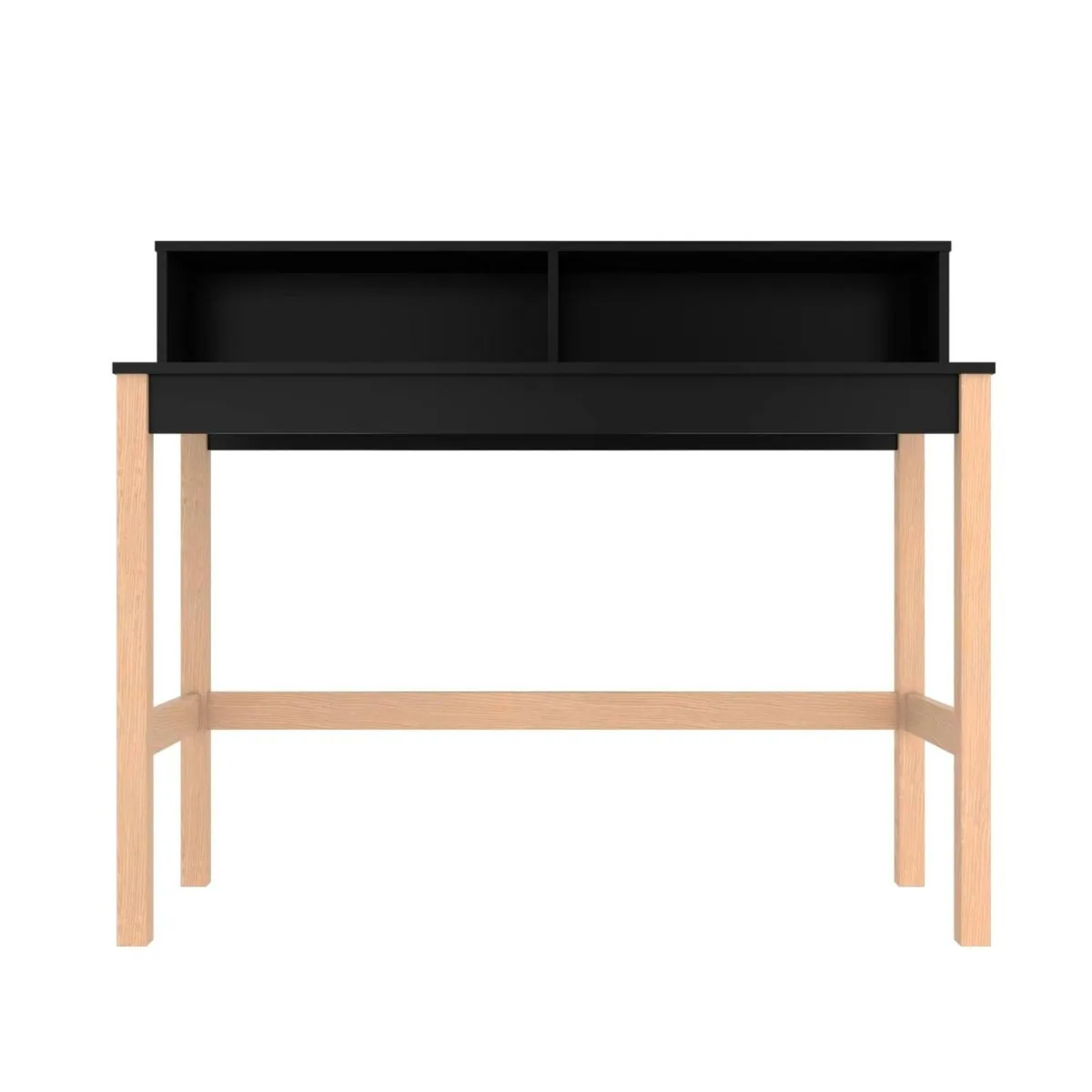 Manhattan Comfort Manhattan Comfort Bowery Desk Black Oak 47.24in — product photo
