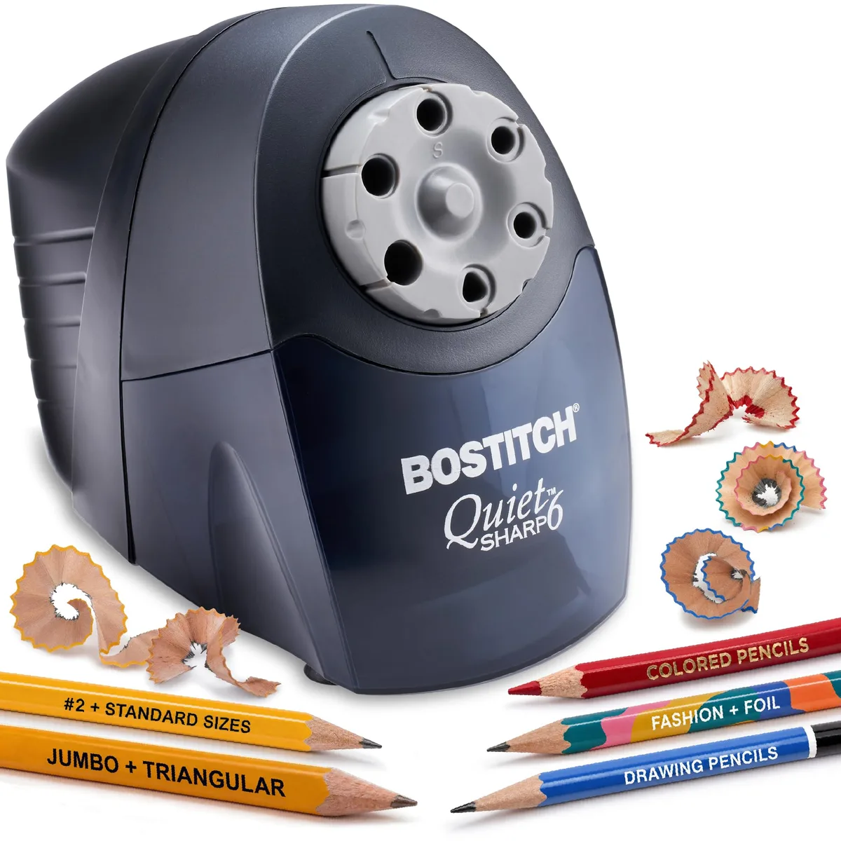  Bostitch EPS10HC-BLK Electric Pencil Sharpener, Black — product photo