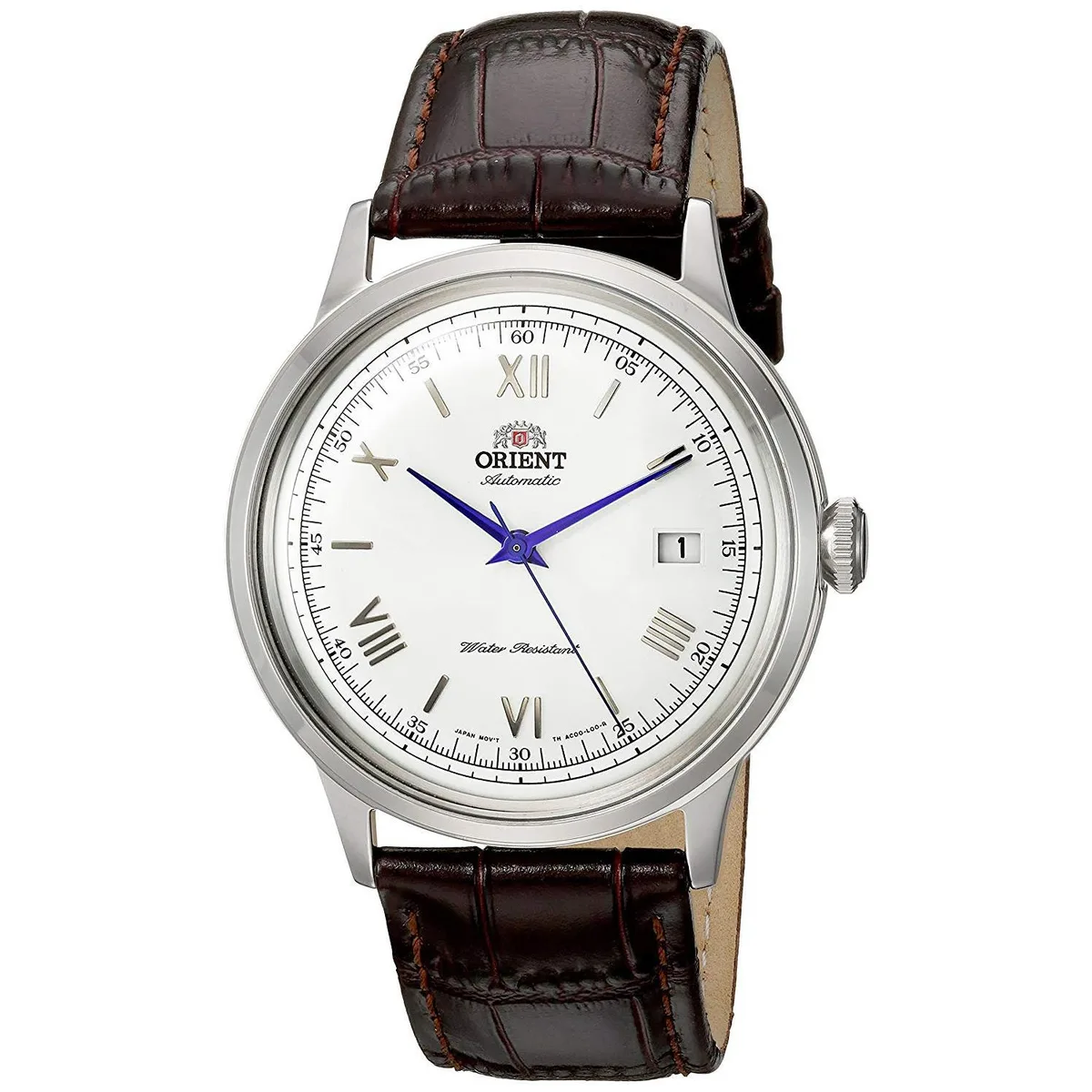 Orient Orient FAC00009W0 40mm Automatic Watch White Dial Leather Band — product photo