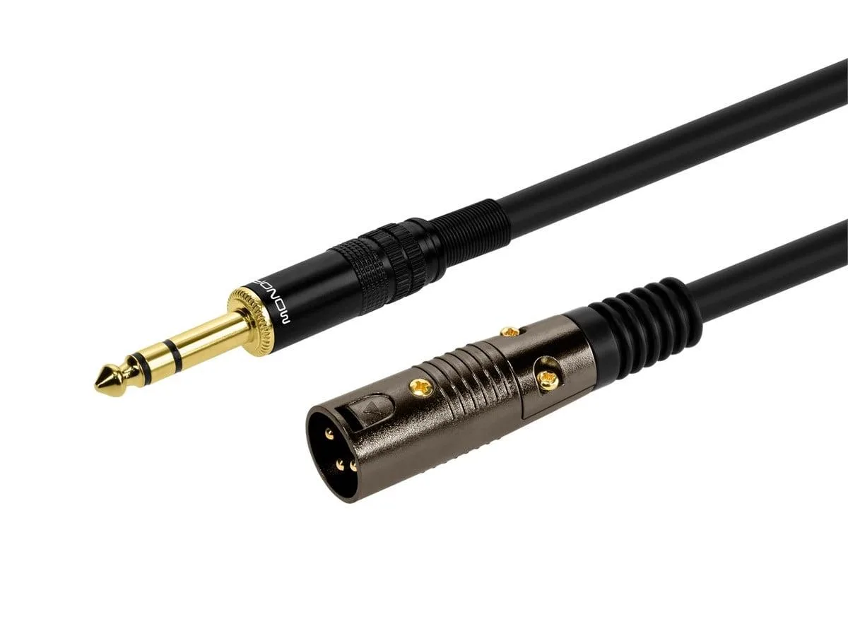 Monoprice Inc. Monoprice Inc. 4762 XLR Male to 1/4in TRS Male Cable 10 Feet 16AWG — product photo