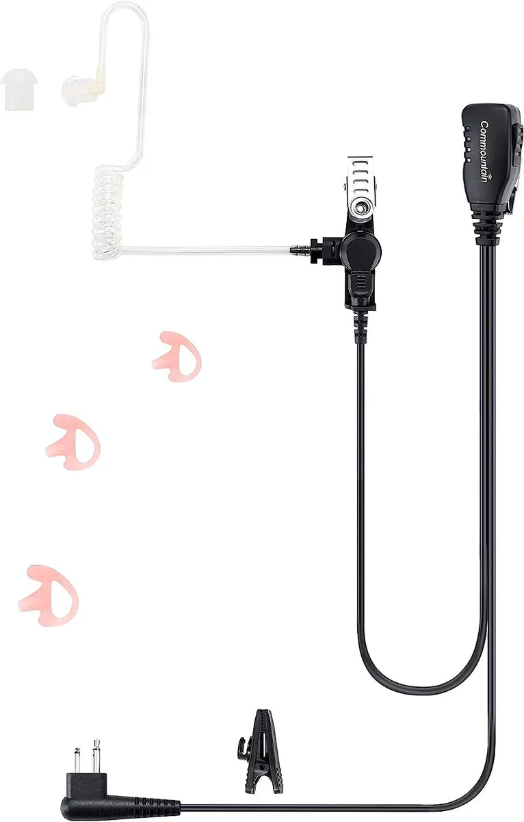 usbroway usbroway Acoustic Tube Earpiece for Motorola CP BPR CLS DLR DTR RDX RM VL Series Two-Way Radio — product photo