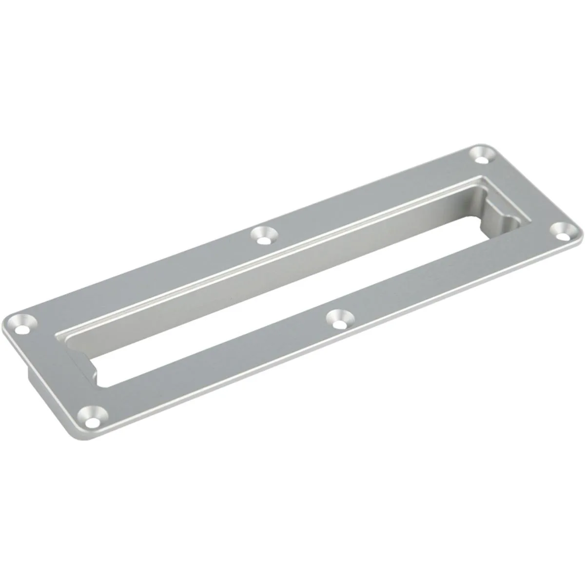 Silver CNC billet aluminium in-dash mounting frame for 420SQ head unit