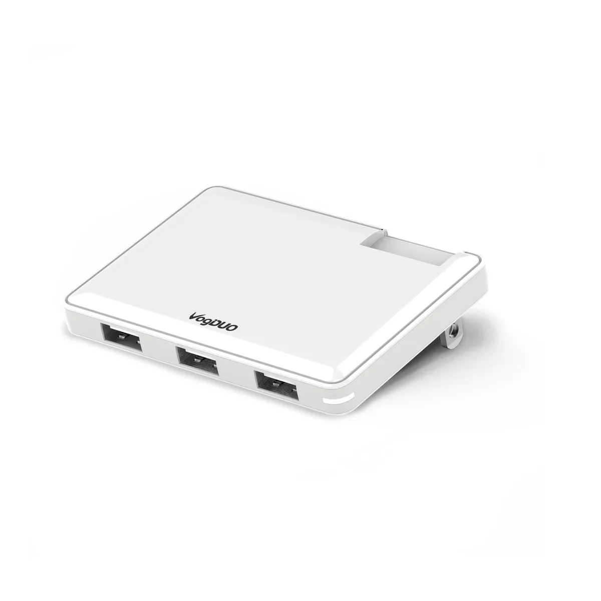 VogDUO International Corp. VogDUO International Corp. Charger Pro 30W 3-Port White 270° rotating plug — product photo