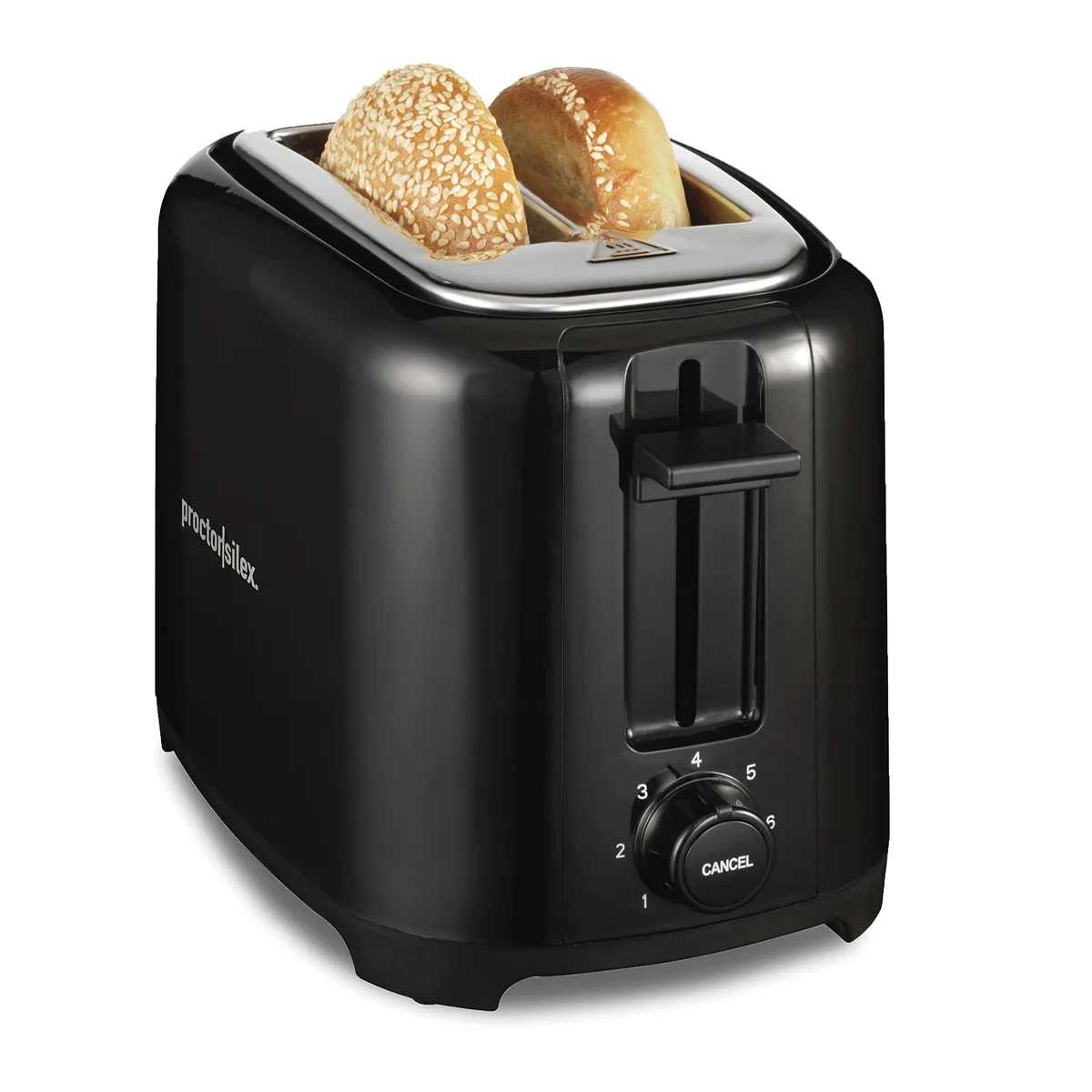  Proctor Silex 2-Slice Toaster, Extra Wide Slots, 700 W, Black (22305) — product photo