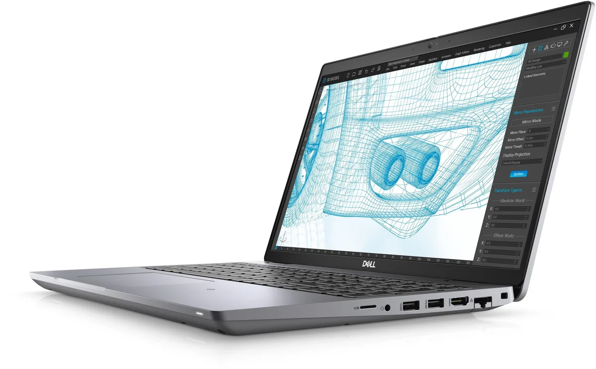 DELL Dell Precision 3561 laptop i7-11800H 24GB 64GB SSD T1200 15.6 FHD — product photo