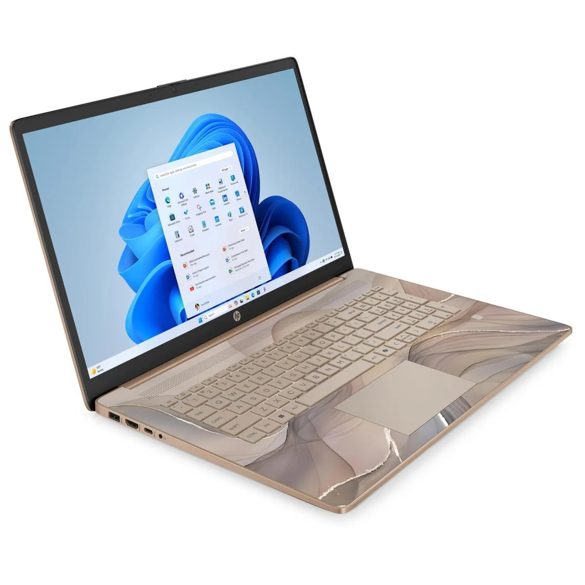 HP HP laptop Ryzen 3 7320U 8GB 5500 LPDDR5 256GB 17.3 touchscreen Chai Latte — product photo