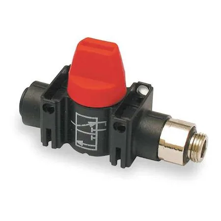 Legris Legris 7915 56 14 1/4" MNPT x Push Nylon Mini Ball Valve Inline — product photo