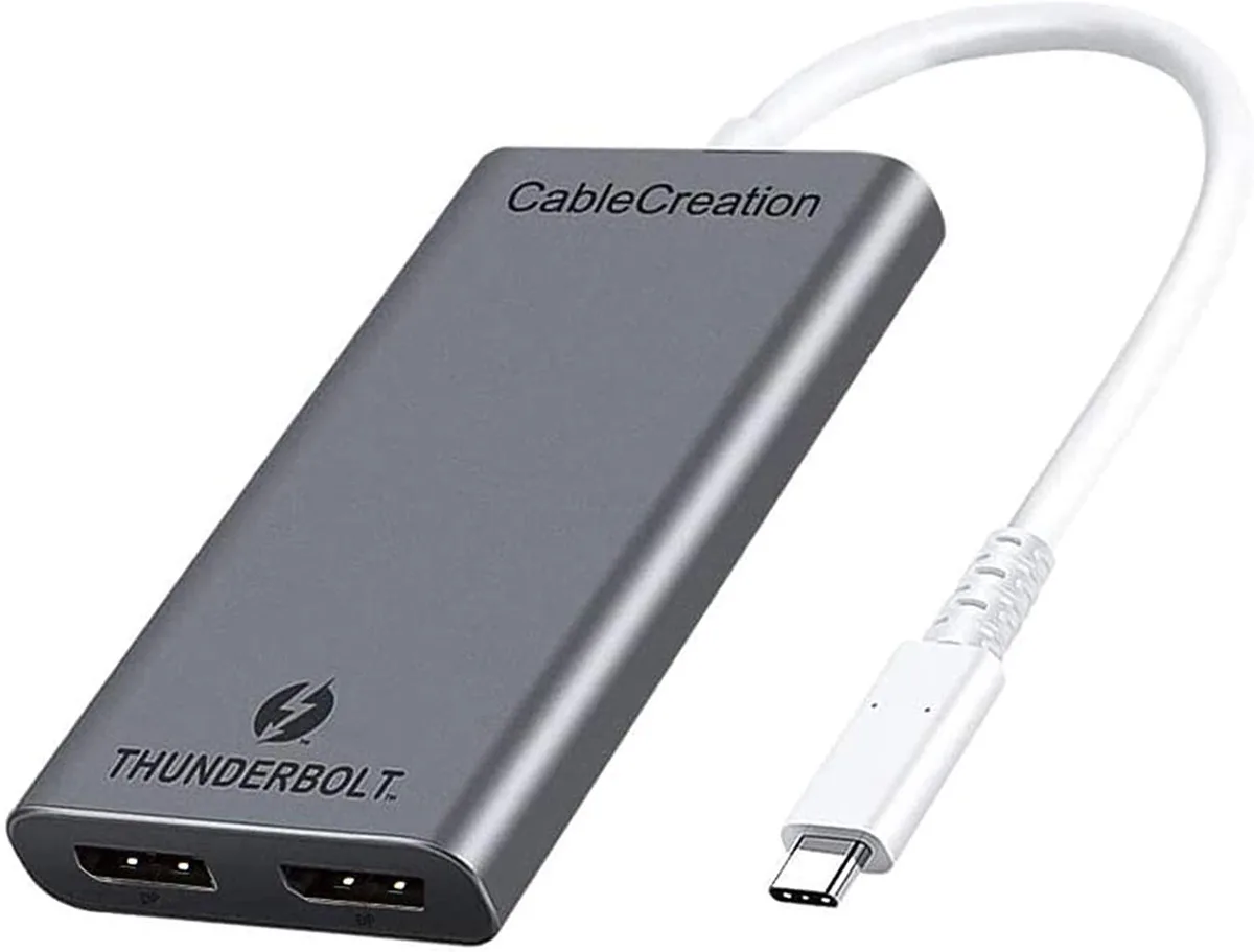 CableCreation CableCreation Thunderbolt 3 to Dual DisplayPort Adapter — product photo