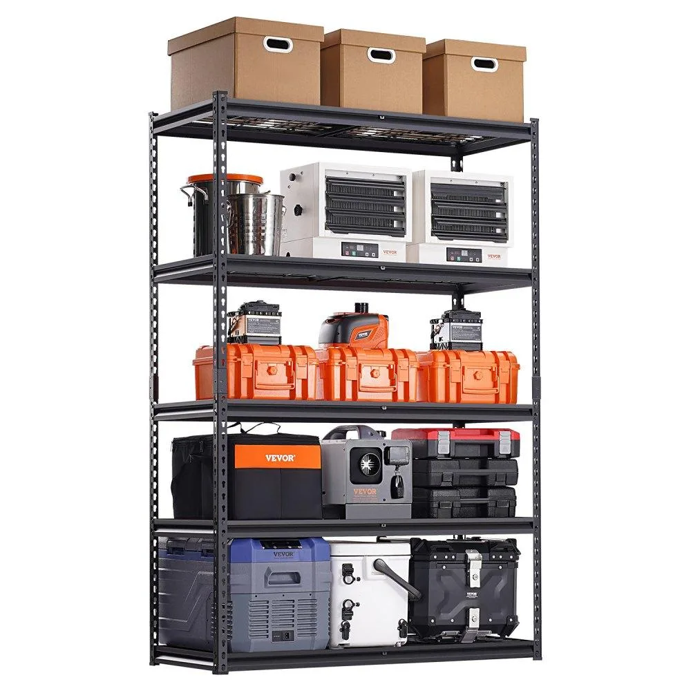 VEVOR VEVOR 5-Tier Garage Shelving 20" D x 48" W x 72" H 3000 lbs Black — product photo