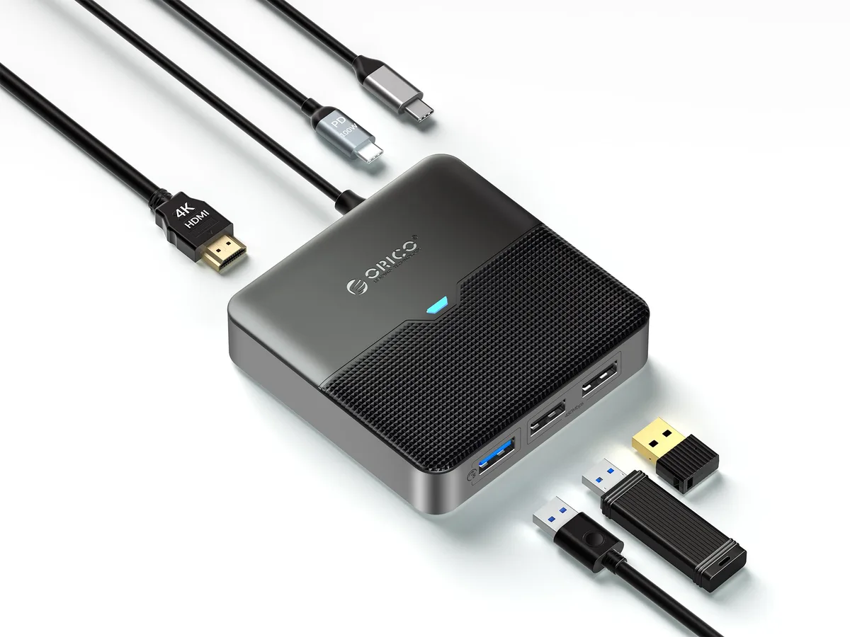 Orico Orico ORICO-FX3 5-in-1 Docking Station 4K30Hz PD100W — product photo