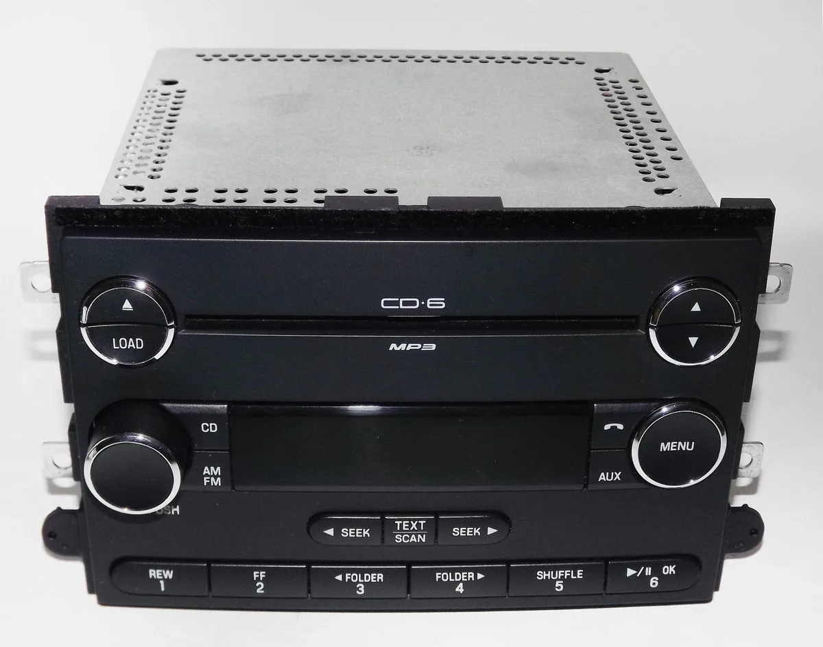 1 Factory Radio 1 Factory Radio 8E5T-18C815-AG AM FM 6 Disc mp3 CD Receiver 2006-2009 — product photo