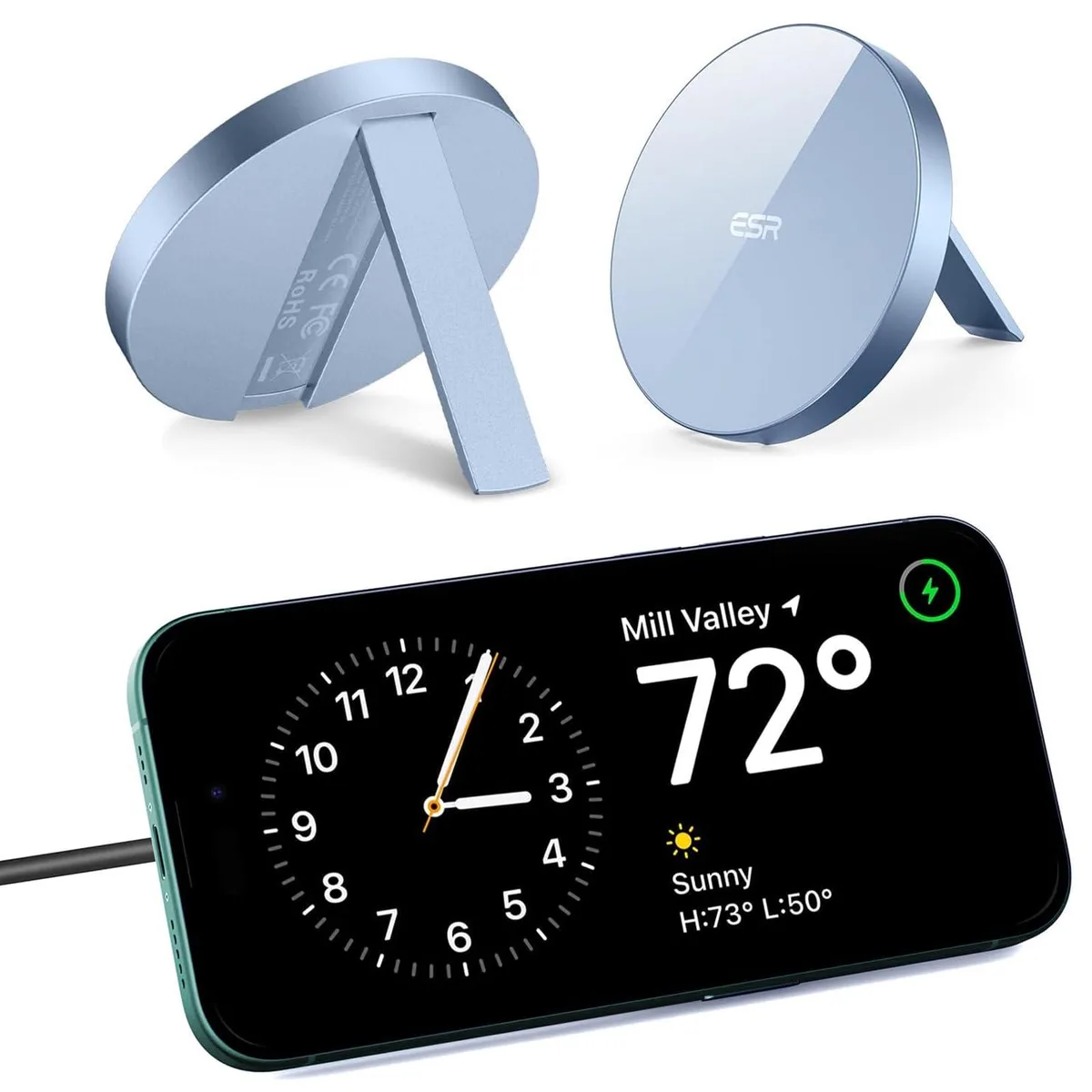  Apple Magsafe Charger Wireless Kickstand Blue 7.5W 60mm 0.12kg — product photo