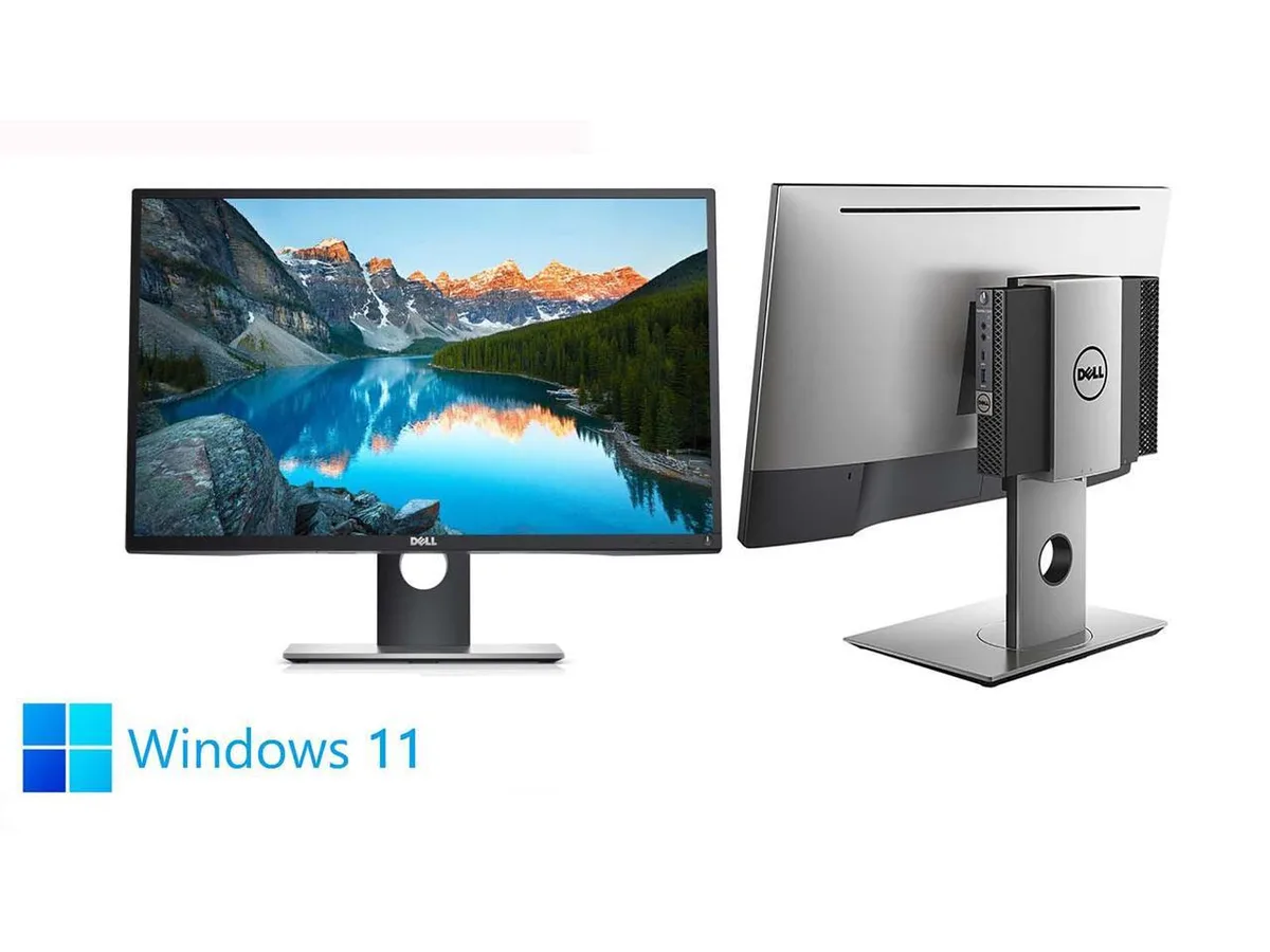 DELL DELL OptiPlex 3060 Micro All-in-One i5-8500T 16 GB 512 GB SSD 24" Monitor Windows 11 Pro — product photo
