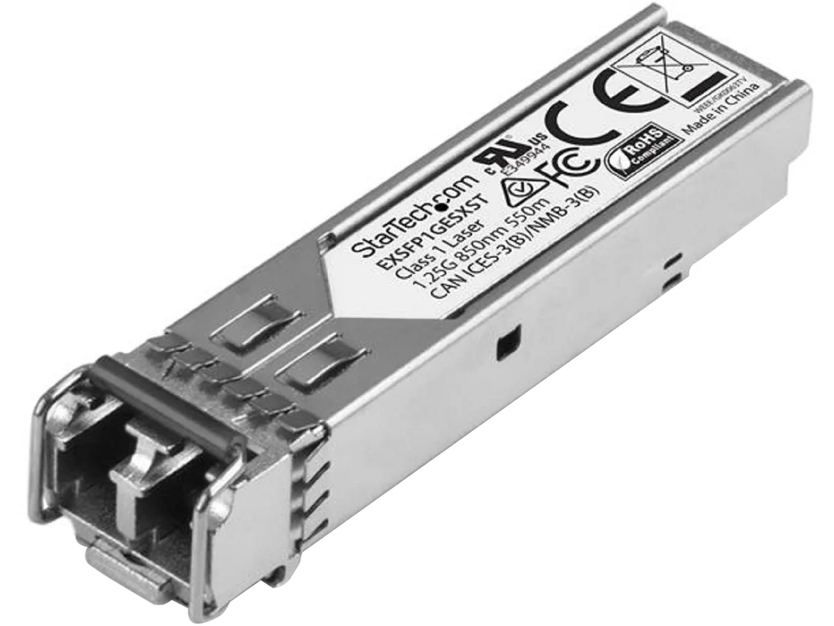 STARTECH STARTECH EXSFP1GESXST SFP transceiver 1000BASE-SX 850nm 550m — product photo