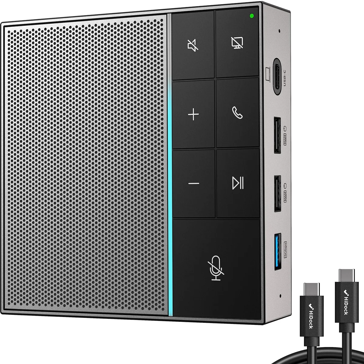  HiDock HID-GC12N conferencing device 100W 4.45 in 9.8 oz — product photo