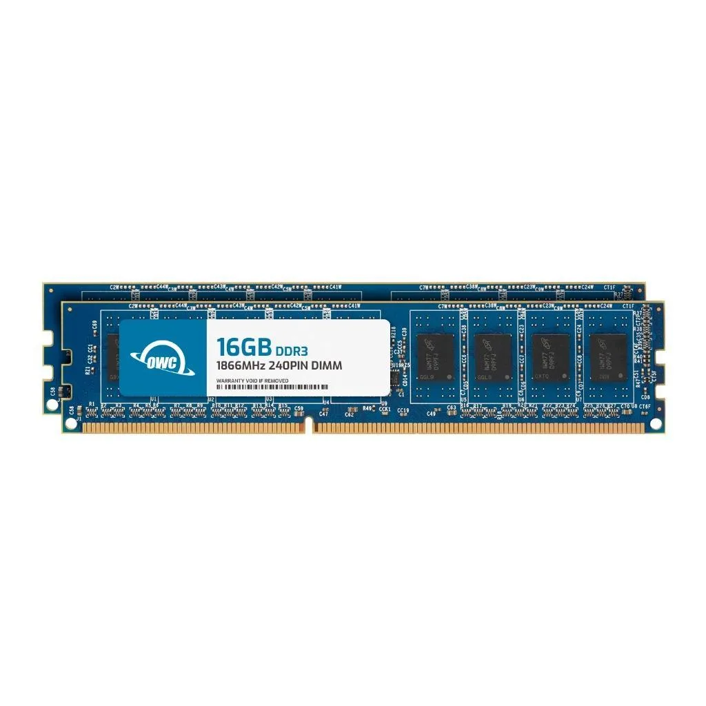 OWC OWC 32GB (2x16GB) DDR3 1866 CL13 1.5V Non-ECC UDIMM Kit — product photo