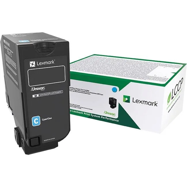 Lexmark Lexmark 74C0SCG Cyan Toner Cartridge 7000 Pages — product photo
