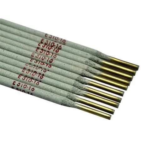 Blue coated stainless steel welding electrodes in plastic tube