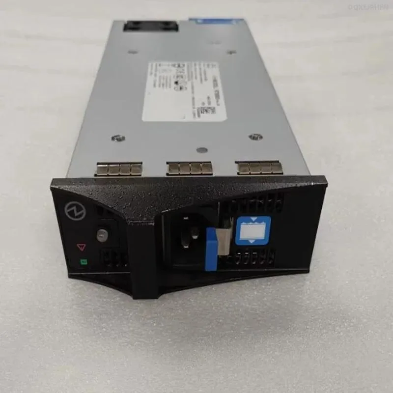 Rectangular ATX power supply unit with matte metal finish and rear fan grille